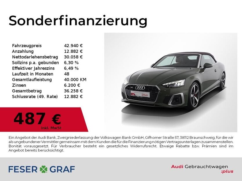 Audi A5 35.700 km 42.940 € Nürnberg 90411