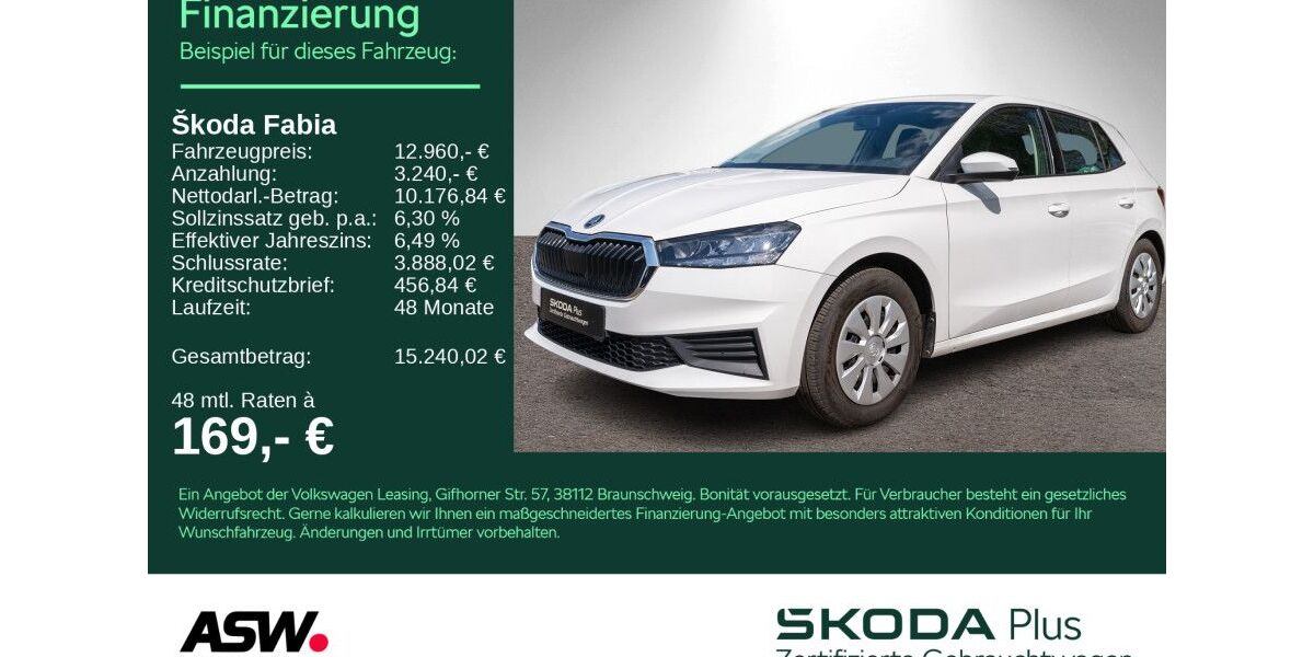 Skoda Fabia 42.300 km 12.960 &euro; Heilbronn 74076