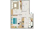 Etagenwohnung Lünen - 2.5 Zimmer, 50 m&sup2;, 383&euro; | Angebot:26346333