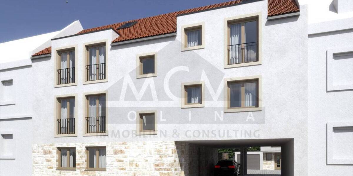 #VERKAUFT# TOP ANGEBOT: Grundstück mit Baugenehmigung für MFH + 1-FH nahe Mainufer mit ca. 600m² Wfl. zimmer