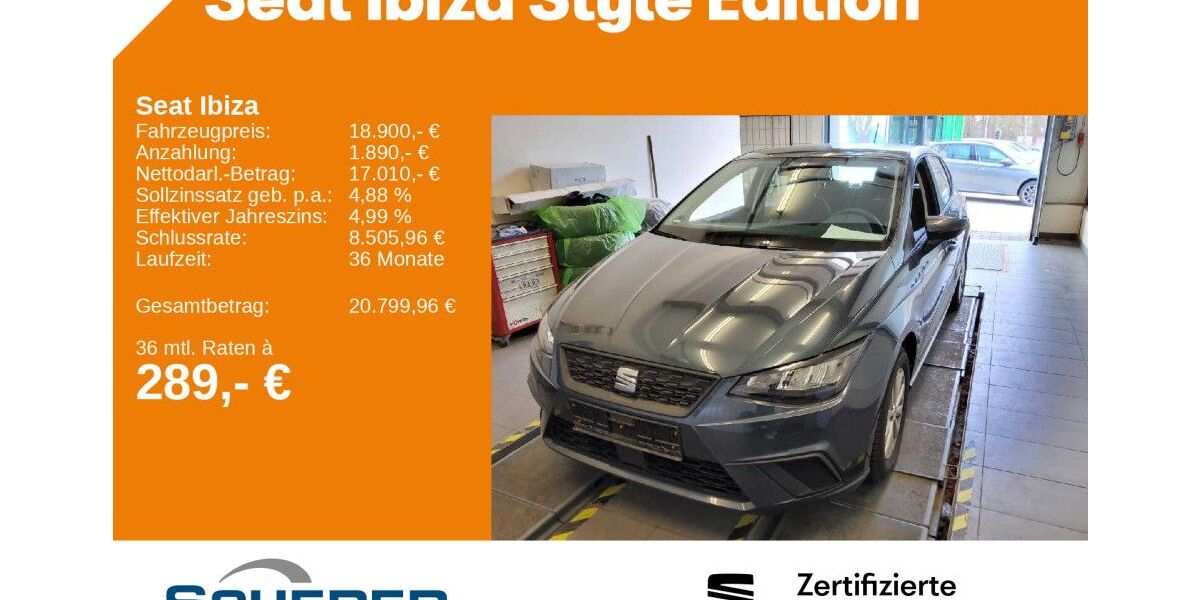 Seat Ibiza 13.349 km 18.900 &euro; Mainz 55129
