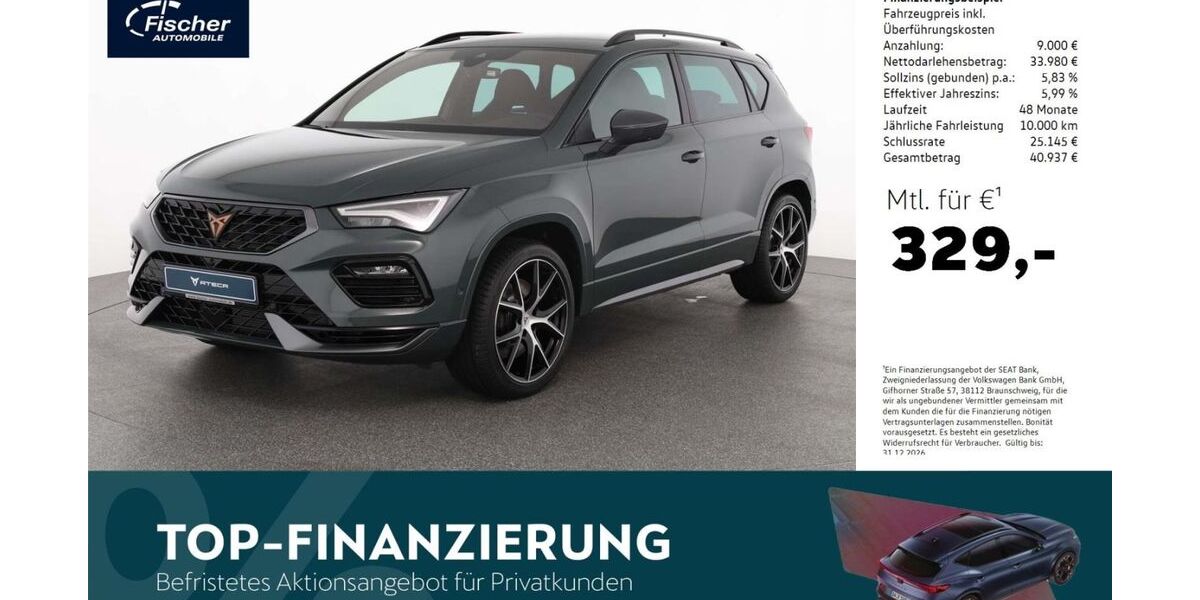Cupra Ateca 9.065 km 42.980 &euro; Amberg 92224