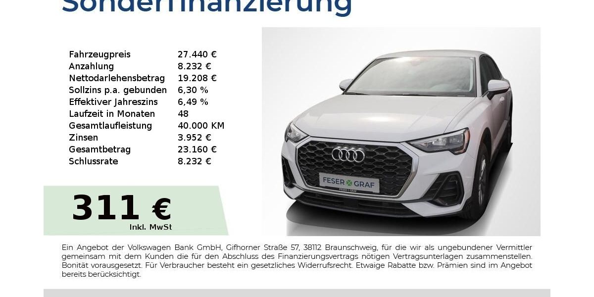 Audi Q3 78.800 km 26.980 &euro; Höchstadt an der Aisch 91315