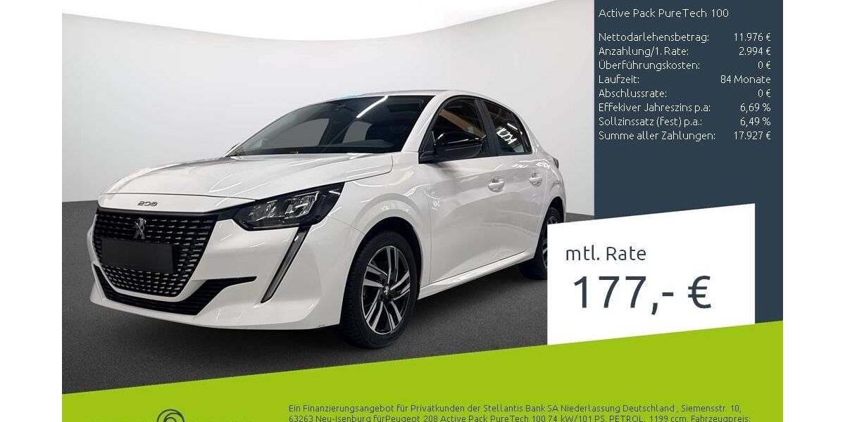 Peugeot 208 20.652 km 14.970 &euro; Münster - Amelsbüren 48163