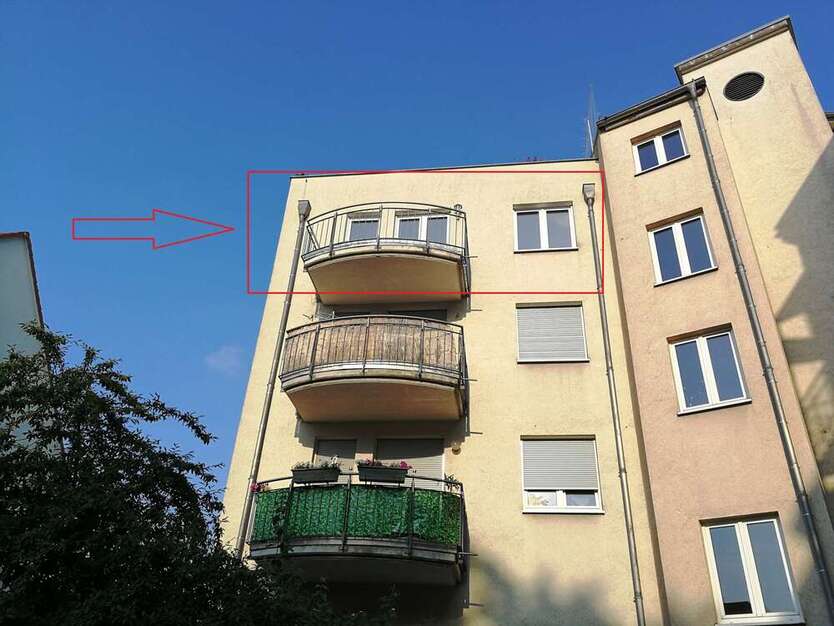 Moderne 3-Zimmer-Wohnung mit Aufzug, Balkon und kleiner Küche in ruhiger Lage 3 zimmer