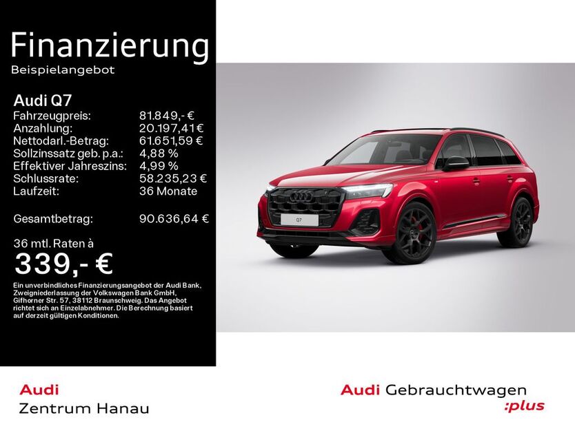 Audi Q7 19.300 km 81.849 € Hanau 63452