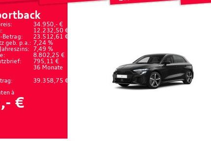 Audi A3 19.375 km 34.950 &euro; Frankfurt am Main 60326