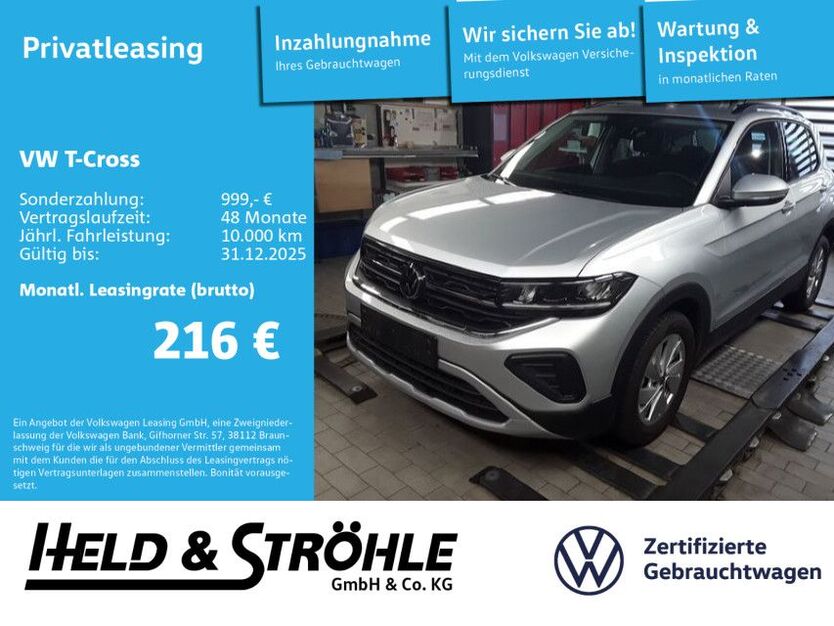 VW T-Cross 7.074 km 21.950 € Neu-Ulm 89231