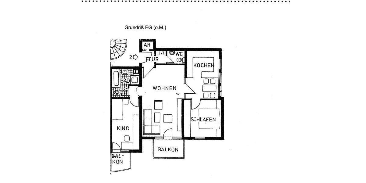 Erdgeschoßwohnung Vellberg - 3 Zimmer, 80 m&sup2;, 229.000&euro; | Angebot:26765335
