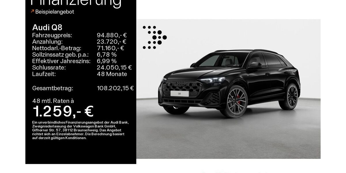Audi Q8 16.026 km 94.880 &euro; Haßfurt 97437