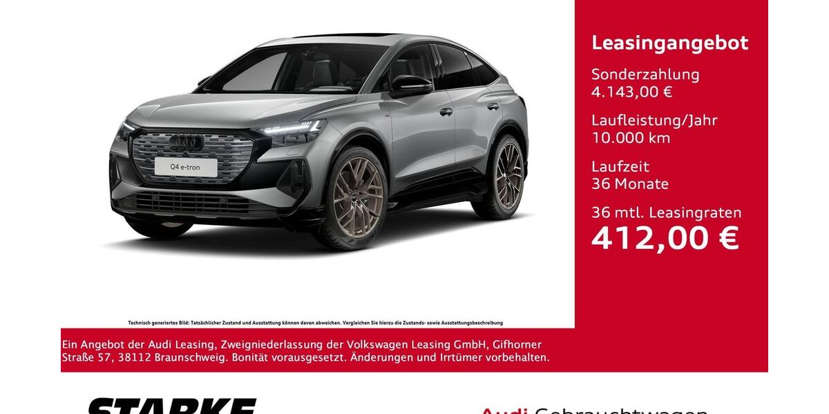 Audi Q4 e-tron 42.580 km 41.430 &euro; Vechta 49377