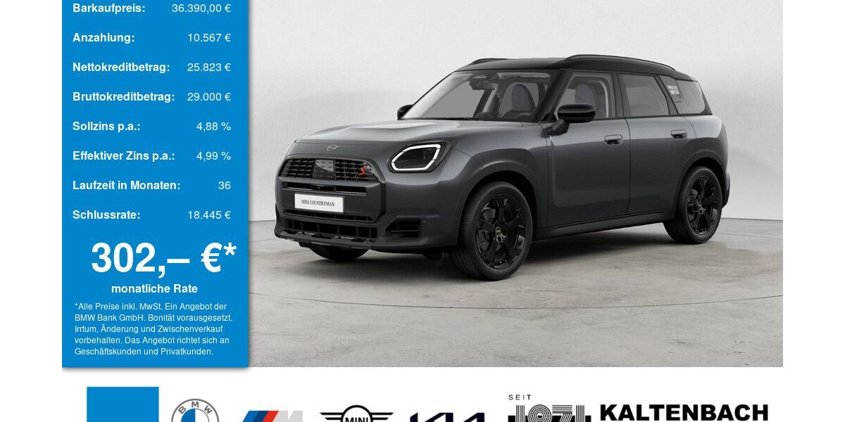 Mini Countryman S (Cooper) 15.042 km 36.390 &euro; Overath-Vilkerath 51491