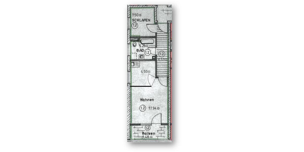 Etagenwohnung Passau Auerbach - 2 Zimmer, 45 m&sup2;, 650&euro; | Angebot:26403635