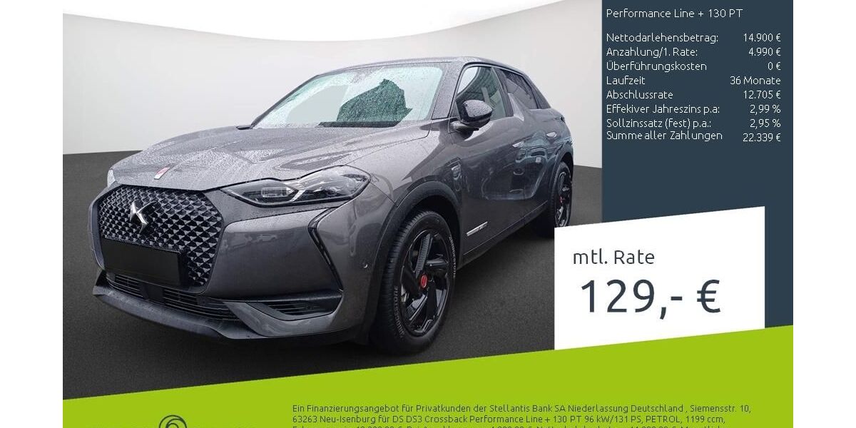 DS Automobiles DS3 Crossback 24.351 km 18.420 &euro; Borken 46325