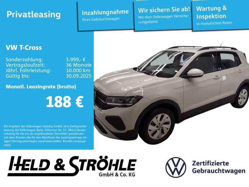 VW T-Cross 3.556 km 21.231 € Neu-Ulm 89231