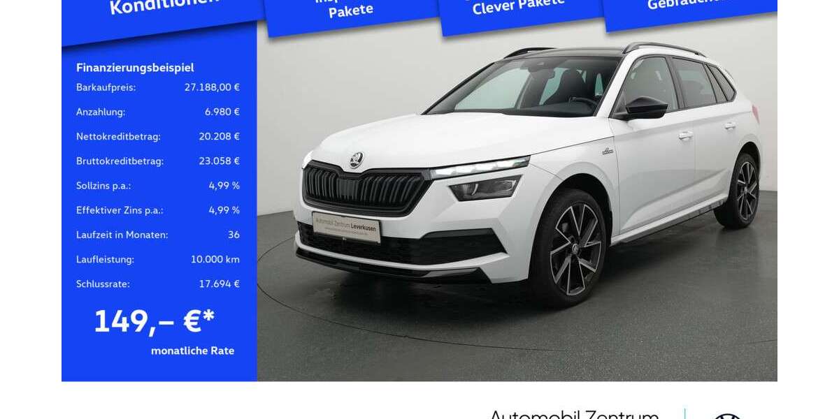 Skoda Kamiq 49.498 km 27.188 &euro; Leverkusen 51379