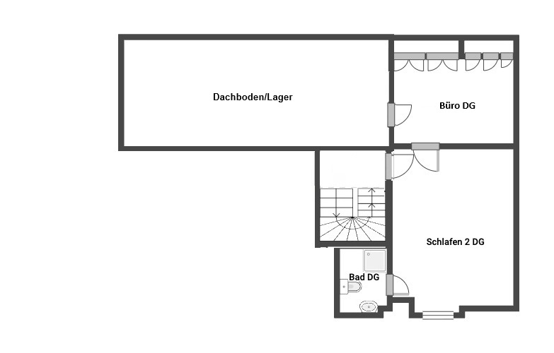 Moderne 4 Zi Maisonette mit 2 Schlafräumen mitten in Hornau 4 zimmer