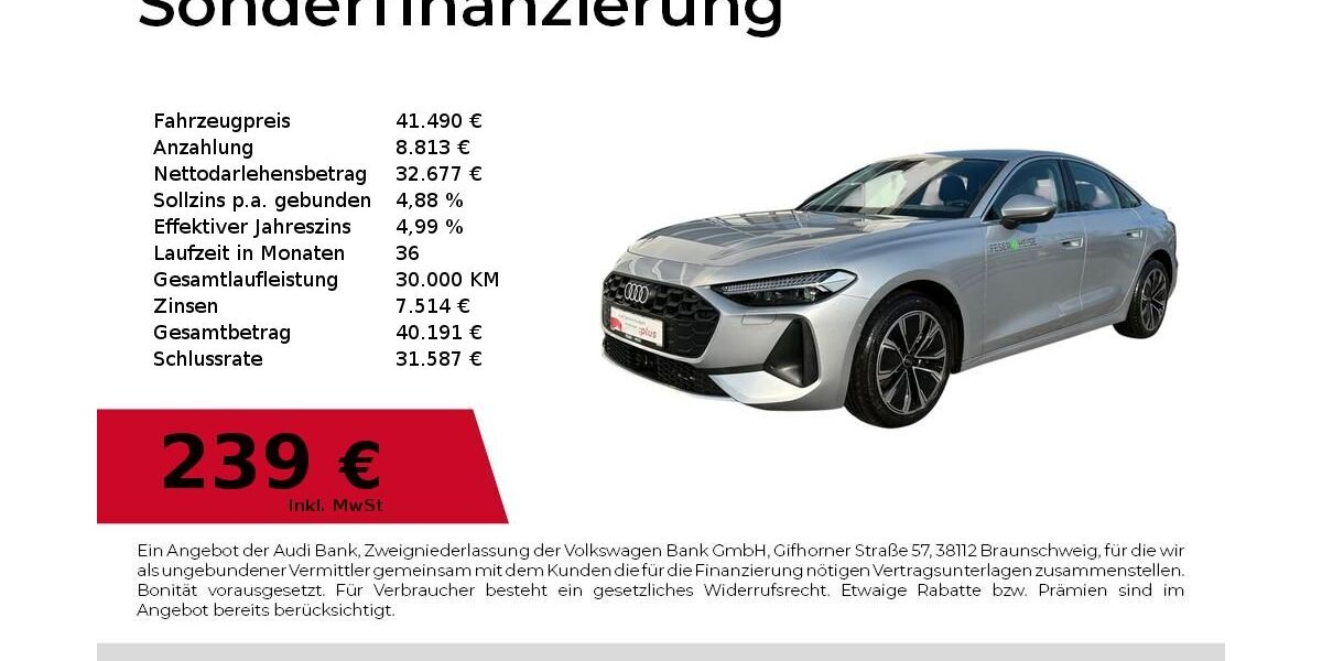 Audi A5 10.989 km 39.880 &euro; Dessau-Roßlau 06844