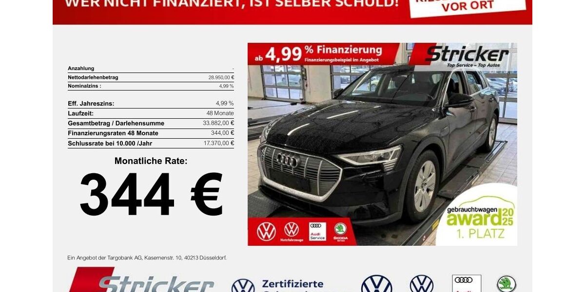 Audi e-tron 65.273 km 28.949 &euro; Horn-Bad Meinberg 32805