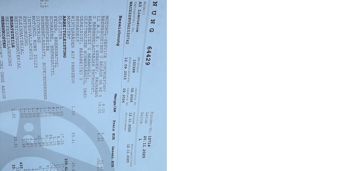 Audi A3 1.4 TFSI Automatik Limousine ambition ultra 155.000 km 13.990 &euro; Neckarsulm 74172