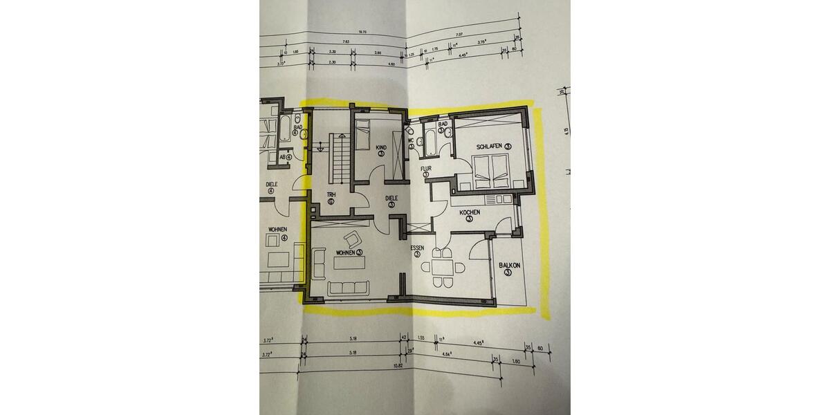 312 Zi Etagenwohnung in zentraler Stadtlage 3 zimmer