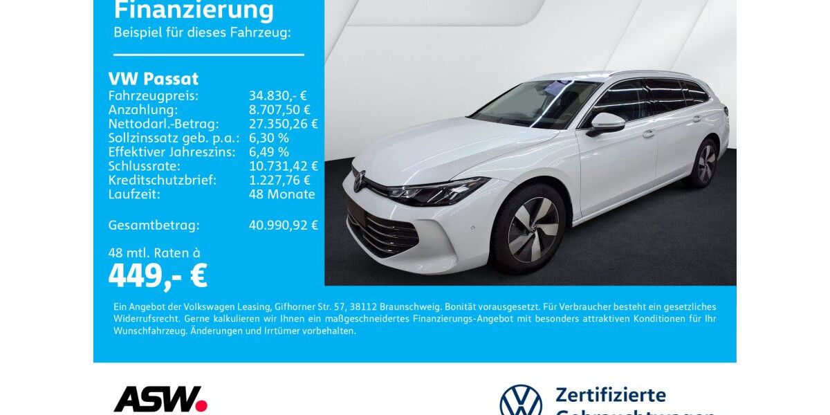 VW Passat 26.900 km 34.830 &euro; Bad Rappenau 74906