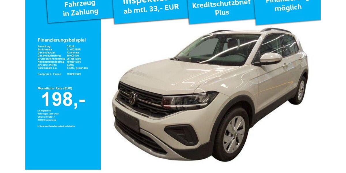 VW T-Cross 17.165 km 19.580 &euro; Wangen im Allgäu 88239