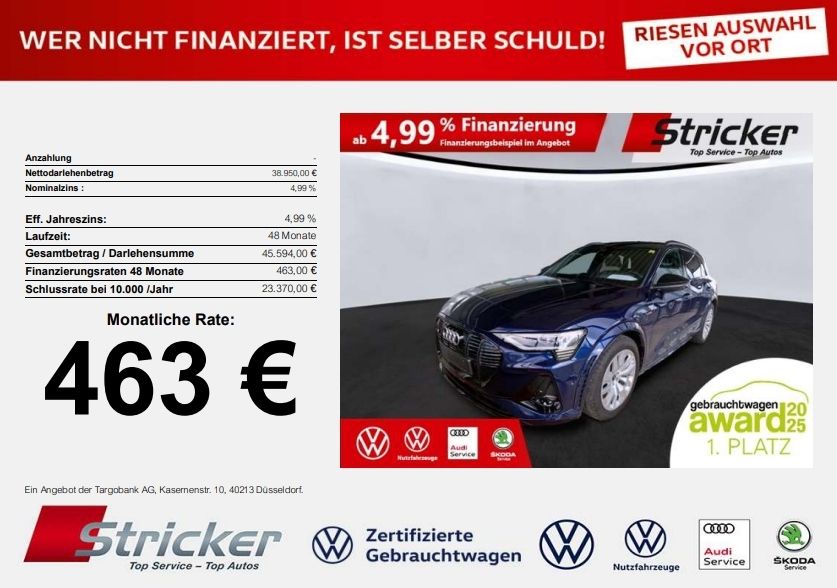 Audi e-tron 39.393 km 38.949 &euro; Horn-Bad Meinberg 32805