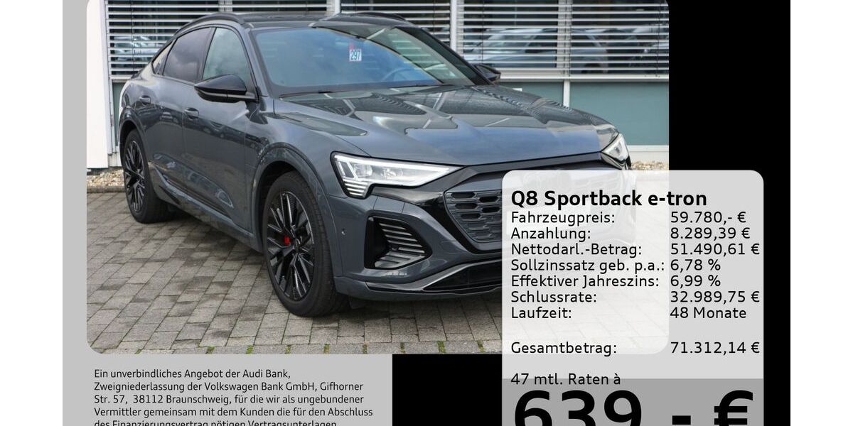 Audi Q8 e-tron 32.949 km 55.985 &euro; Buergstadt 63927