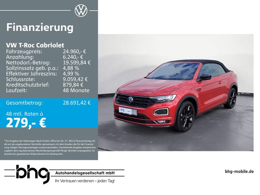 VW T-Roc 56.578 km 24.960 € Reutlingen 72770