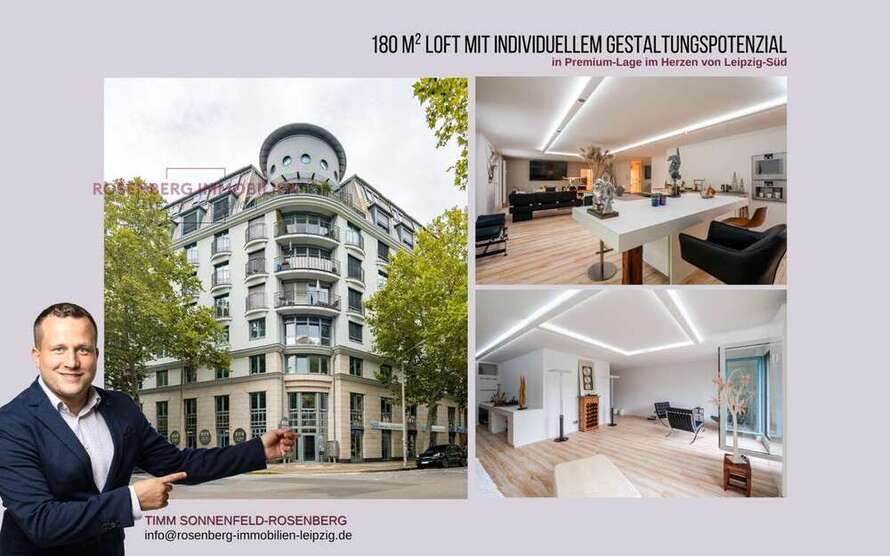 Wohnung zum Kaufen in Leipzig Leipzig Zentrum-Süd 999.900 € 180 m²