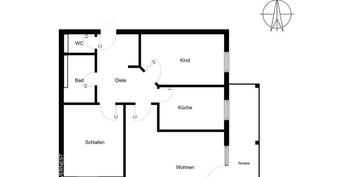 Etagenwohnung Bernau am Chiemsee Bernau - 3 Zimmer, 75 m&sup2;, 330.000&euro; | Angebot:26418586