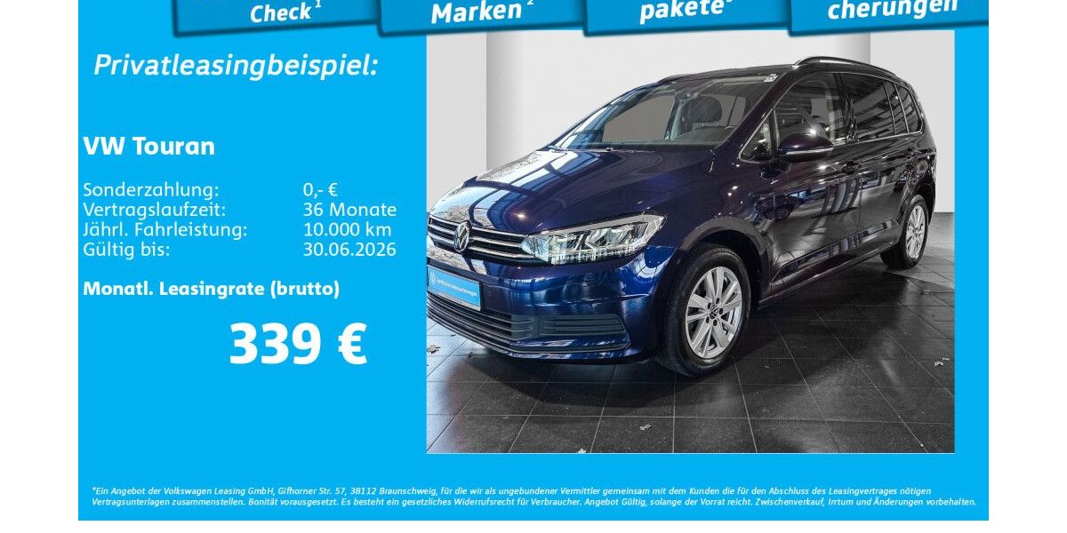 VW Touran 62.152 km 25.690 &euro; Glinde 21509