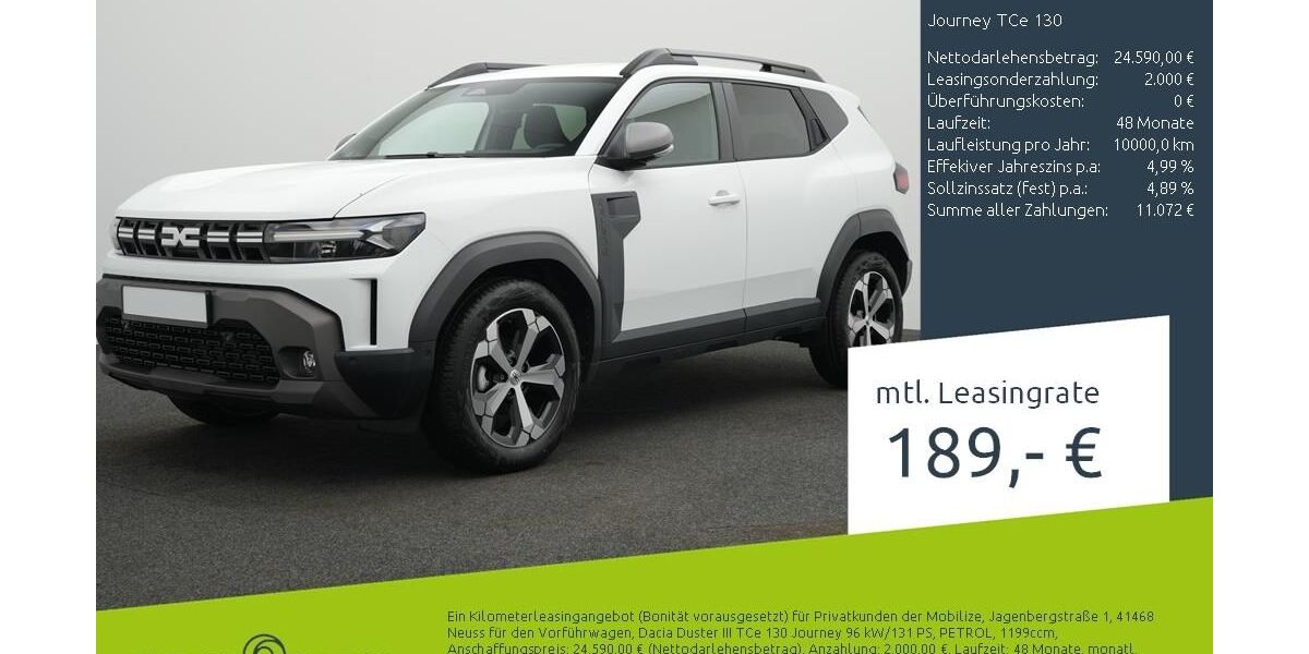 Dacia Duster 1.500 km 24.989 &euro; Borken 46325