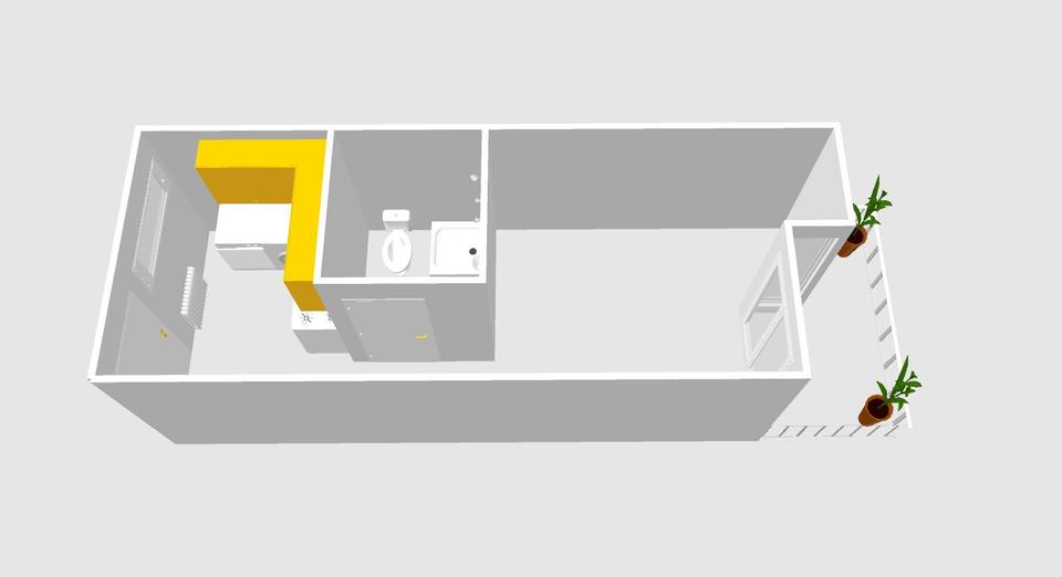 Etagenwohnung Künzelsau - 1 Zimmer, 25 m&sup2;, 470&euro; | Angebot:26004531