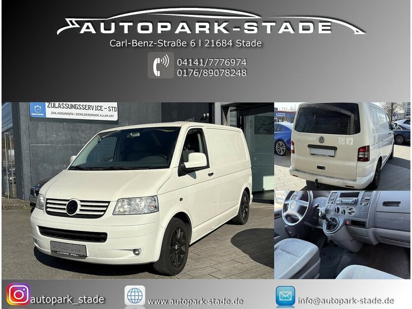 VW T5 Transporter Kasten Klima 3 Sitz Diesel Servo 324.990 km 6.499 € Stade 21682
