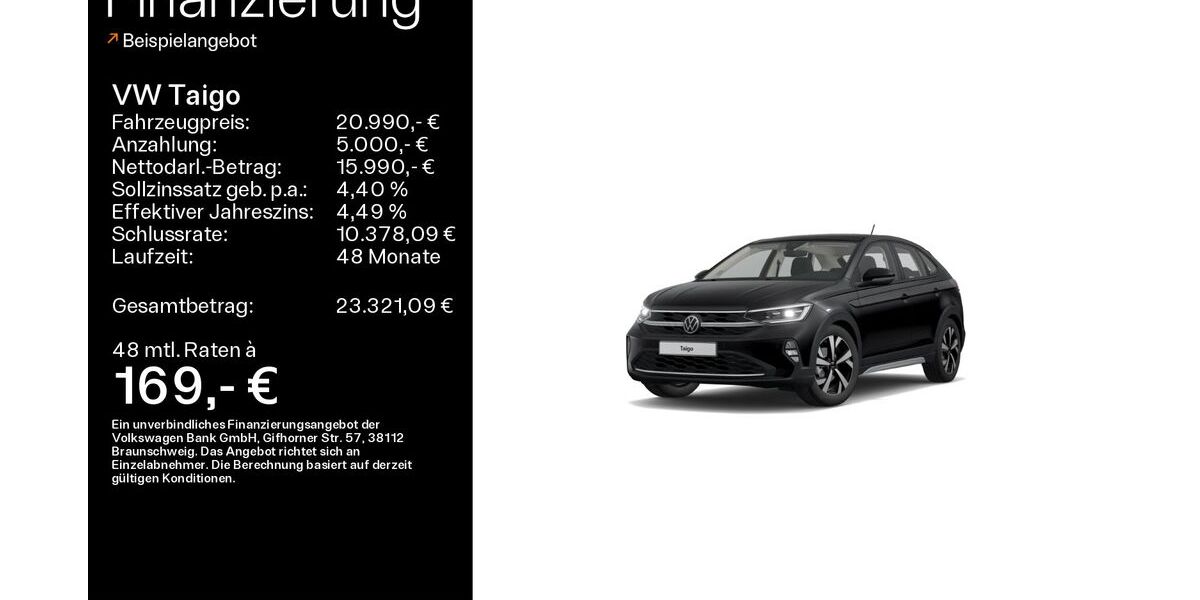 VW Taigo 71.490 km 20.480 &euro; Ebern 96106