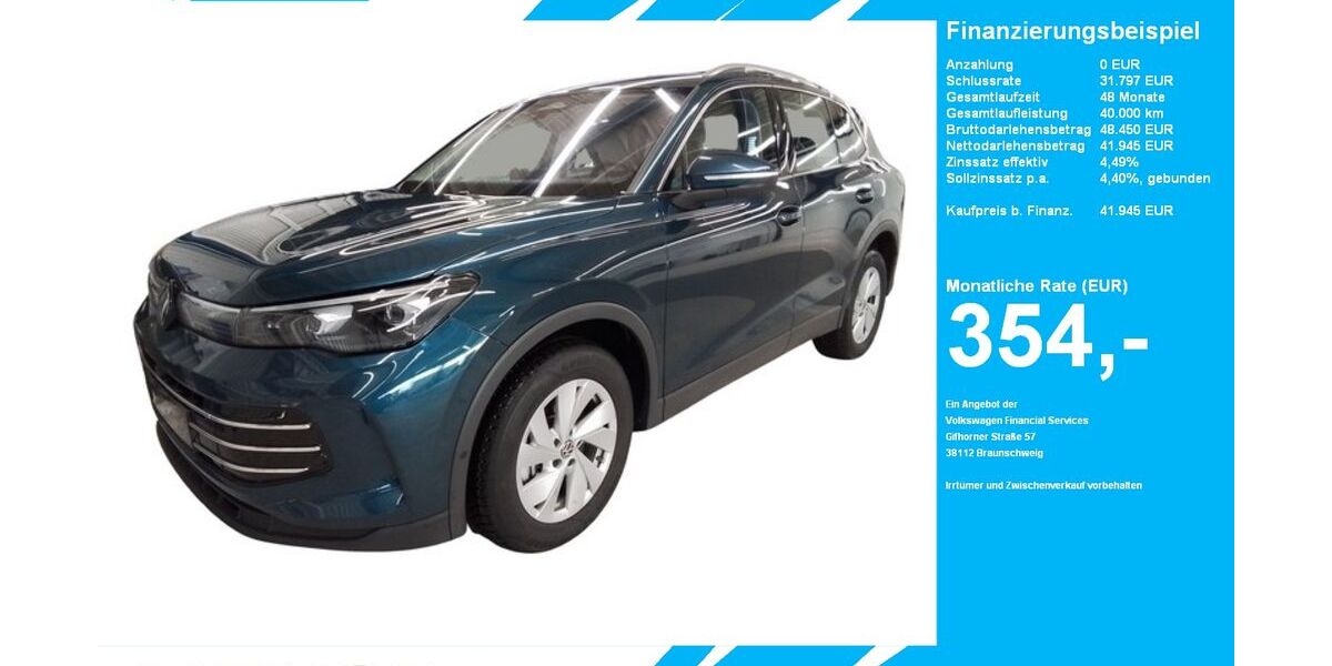 VW Tiguan 2.607 km 41.945 &euro; Gütersloh 33334