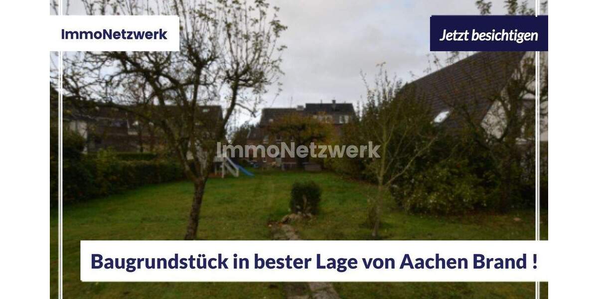TOP***Baugrundstück mit 1.221 m² in bester Lage von Aachen Brand***NEU zimmer