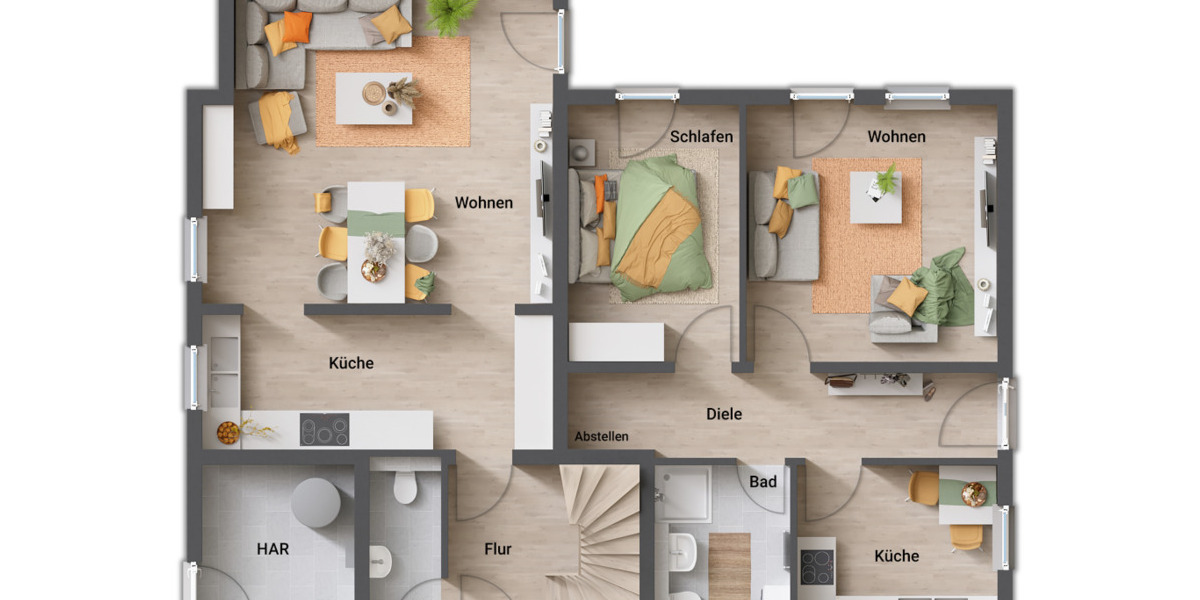 Mehrfamilienhaus, Wohnhaus Neu-Eichenberg Marzhausen - 7 Zimmer, 203 m&sup2;, 369.450&euro; | Angebot:24687630