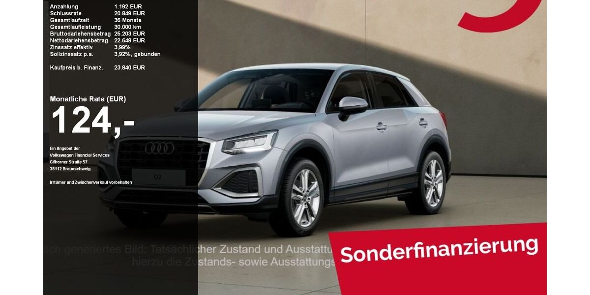 Audi Q2 8.100 km 23.340 &euro; Wackersdorf 92442