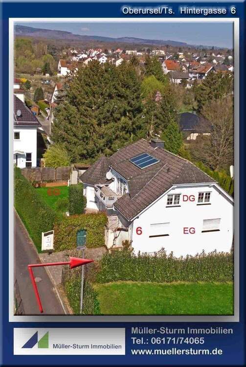 OBERURSELTs. Große EG-Wohnung mit riesigem Garten (Im 2-FH!!)