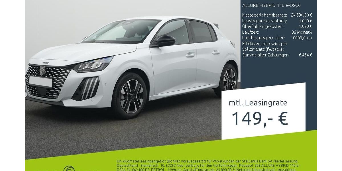 Peugeot 208 8.500 km 24.590 &euro; Stuhr 28816