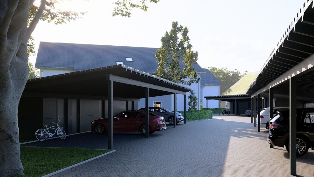 Nachhaltige und energieeffiziente 3-Zimmer Neubauwohnung mit gehobener Ausstattung, Garten und 2 Carportstellplätzen - Erdgeschoßwohnung Pösing | Angebot:26421983