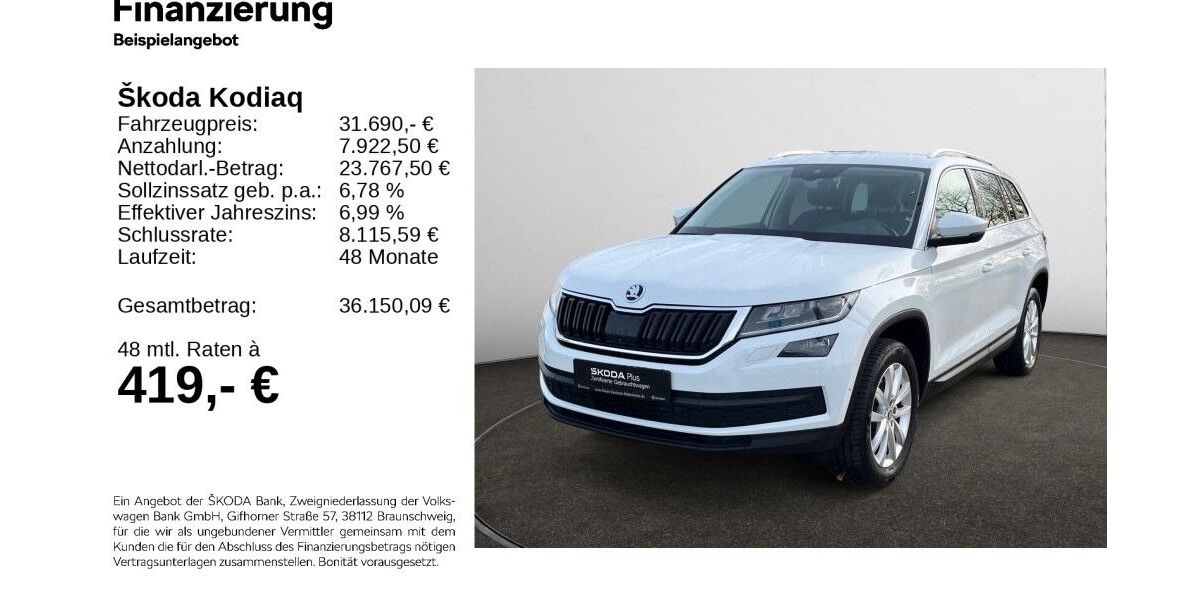 Skoda Kodiaq 70.444 km 31.390 &euro; Hildesheim 31137