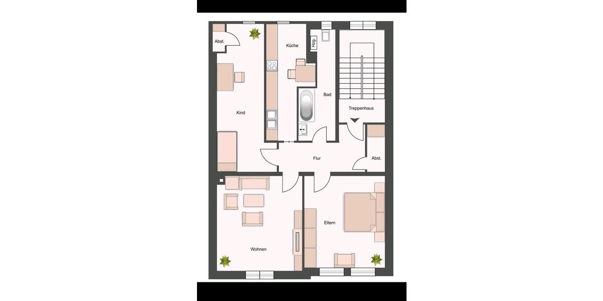 Etagenwohnung Dortmund Innenstadt Ost - 3.5 Zimmer, 99 m&sup2;, 285.000&euro; | Angebot:26313054