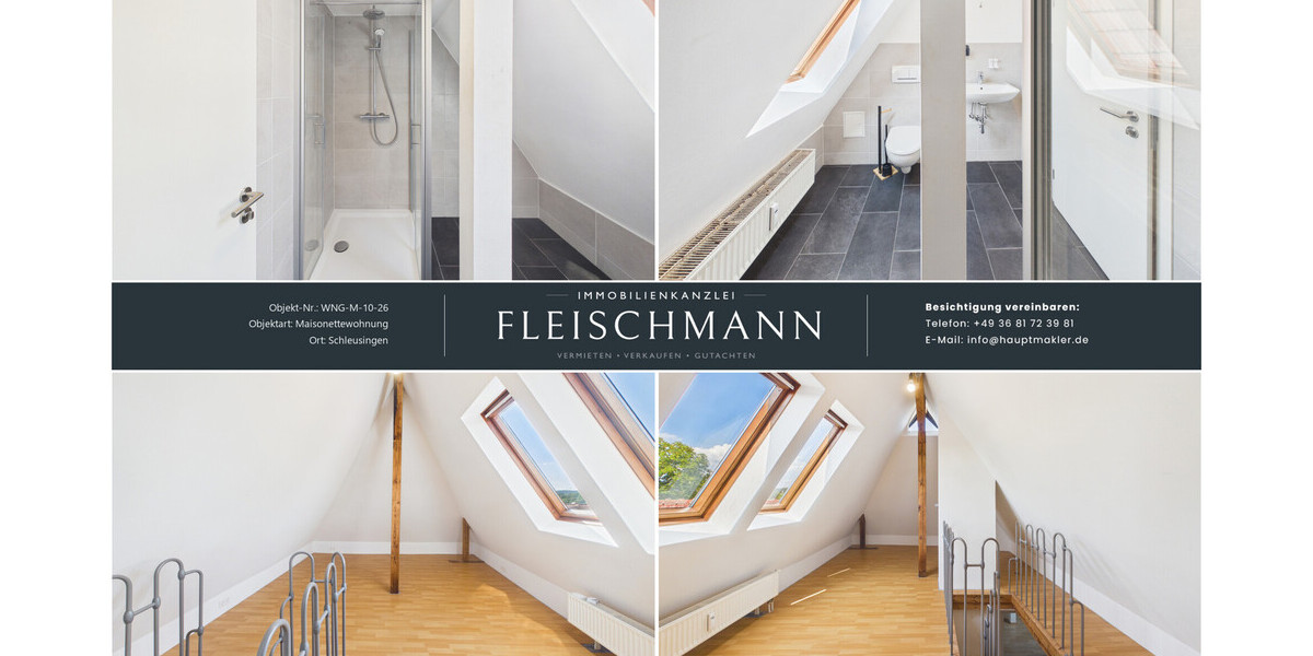 Maisonettewohnung im schönen Schleusingen mit Gartennutzung - 3- Schleusingen | Angebot:27013359