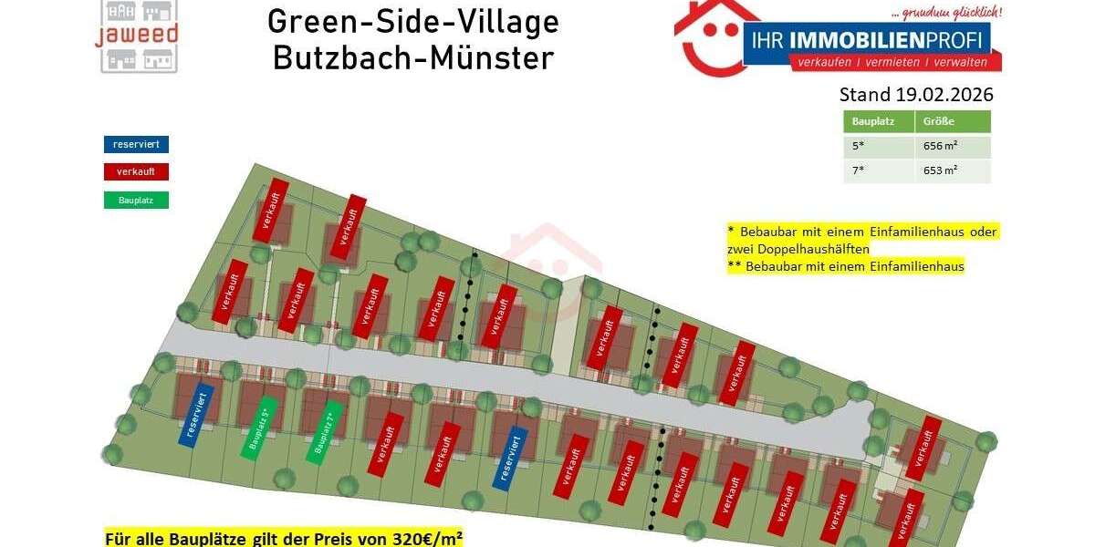 Grundstück Butzbach - 197.440&euro; | Angebot:12119920