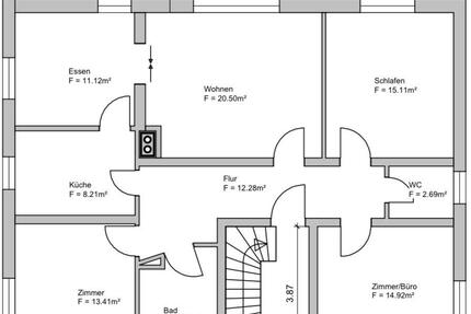 Frisch sanierte 5-Zimmer-Wohnung mit Garten - stadtnah zimmer