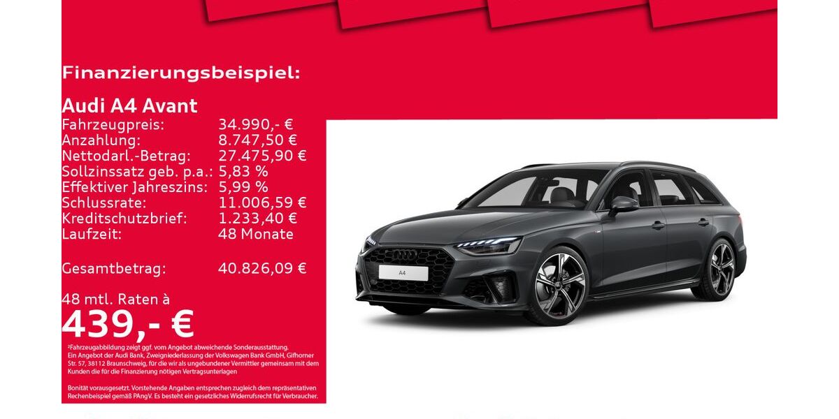 Audi A4 44.287 km 34.990 &euro; Hannover 30179